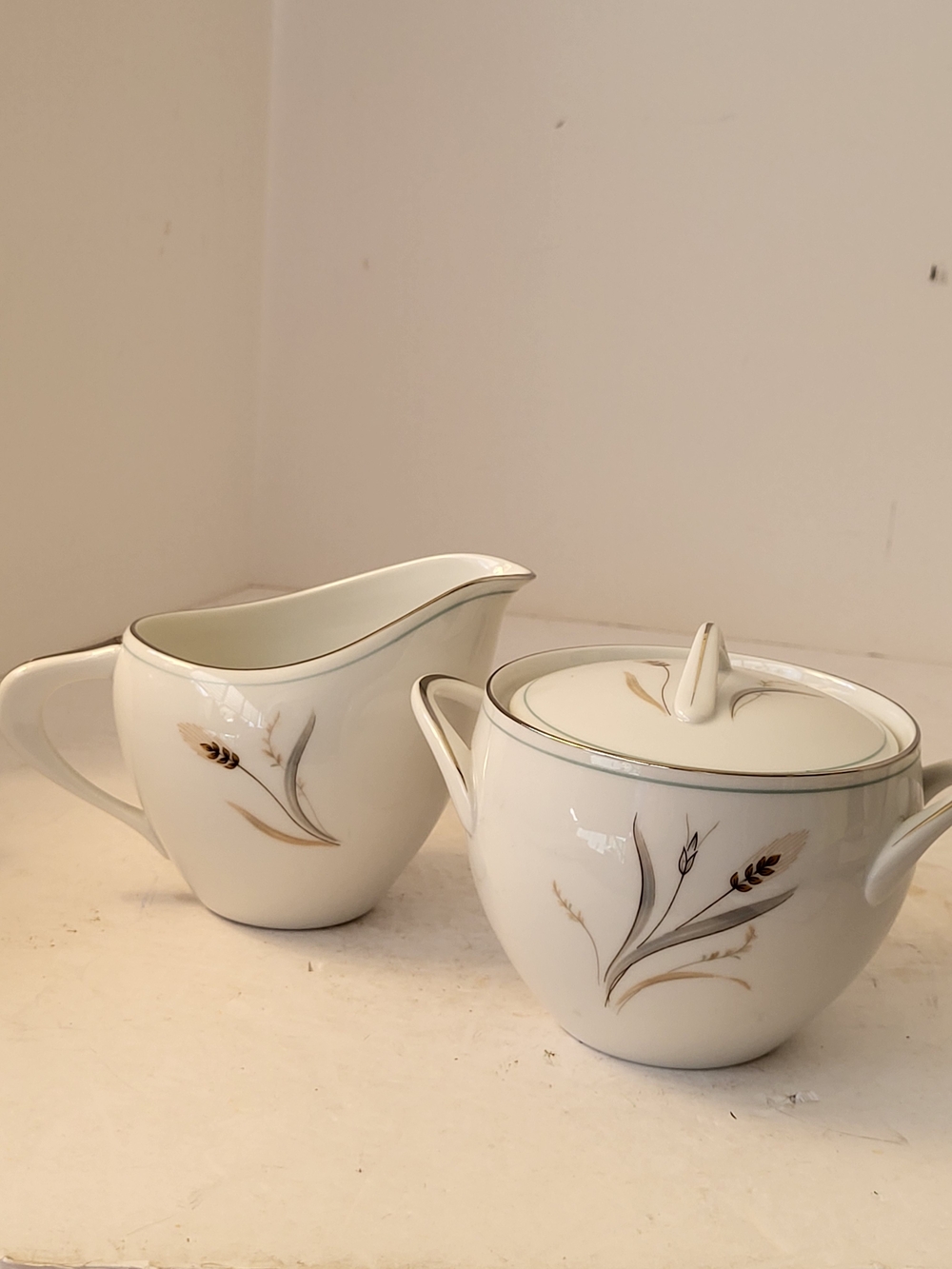 1960s Style House Simplicity Porcelain Creamer and Sugar Set Japan